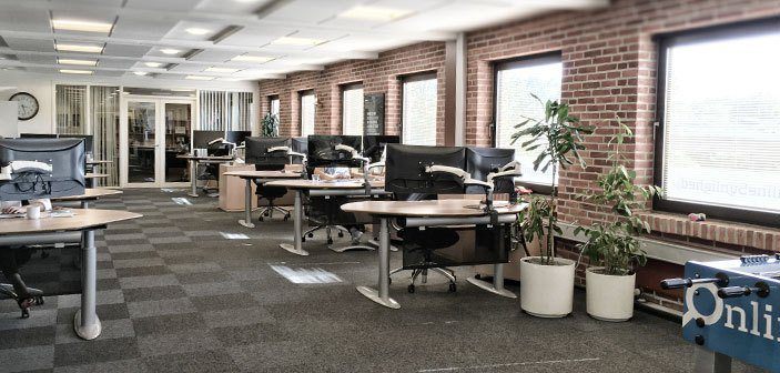 her er de dejlige store nye lokaler