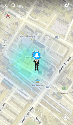 Snap Map kan vise din præcise placering