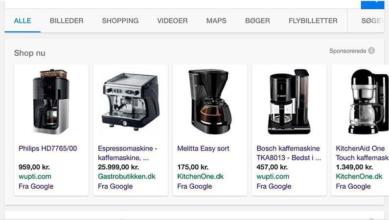Det nye Google Shopping