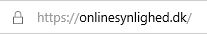 Eksempel på website med https vist i Edge