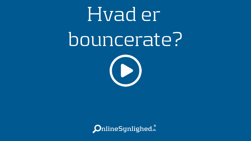 Hvad er bounce rate?