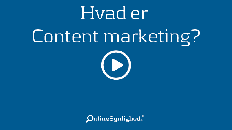Hvad er content marketing?