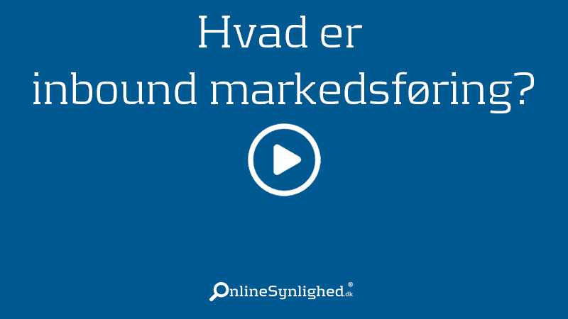 Hvad er inbound markedsføring?