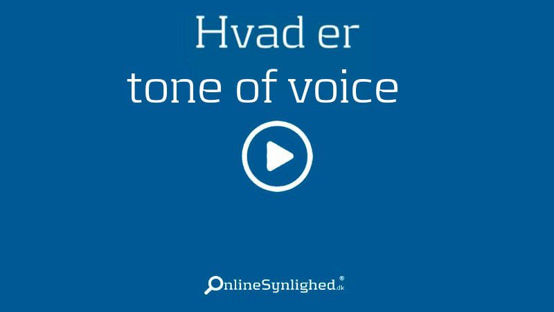 Hvad er tone of voice?