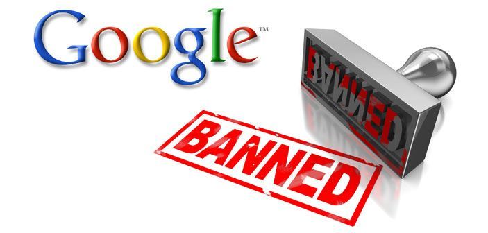 Banned fra google