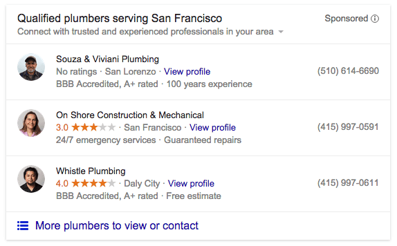 Google tester ”indhent 3 tilbud” direkte i søgeresultaterne