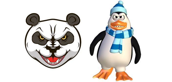 Sådan straffer Panda og Penguin