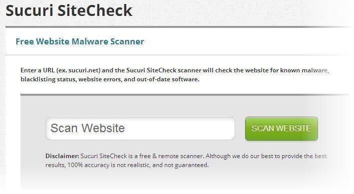 Sucuri SiteCheck