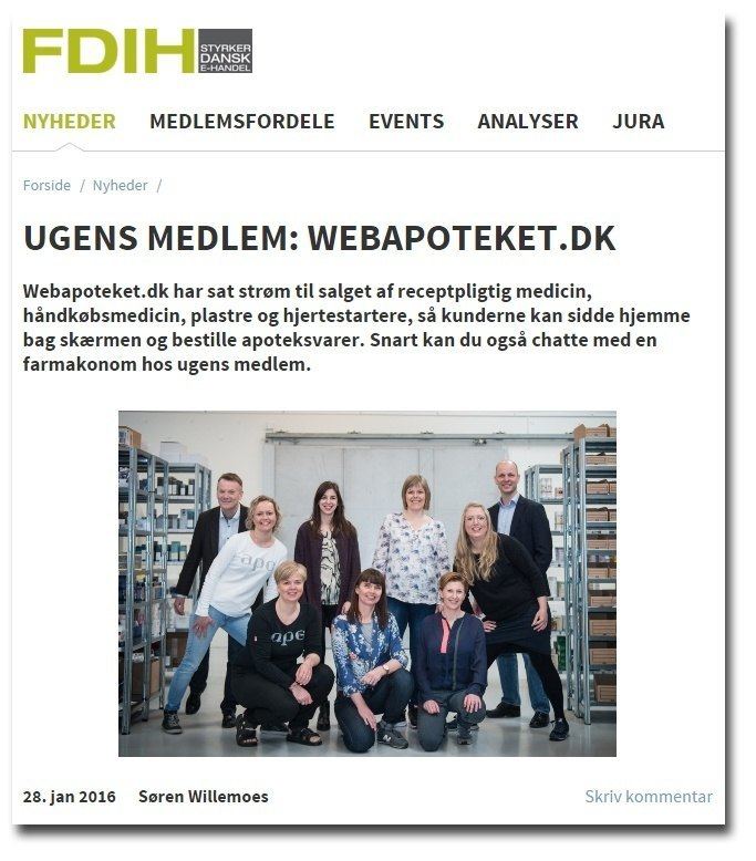Webapoteket spurter fremad med en mission: At være danskernes foretrukne apotek
